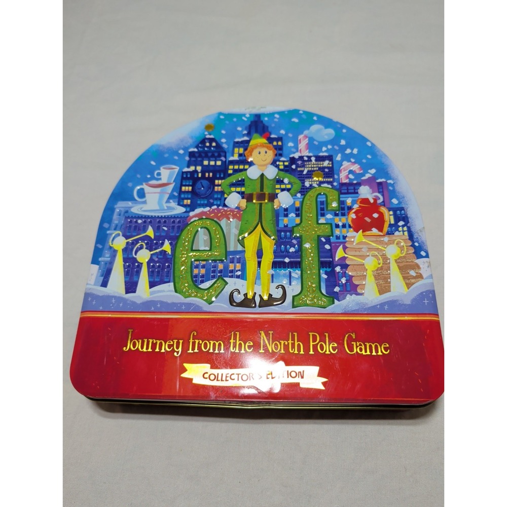 Funko Games Elf Journey from the North Pole Collector's Edition Board Game Tin